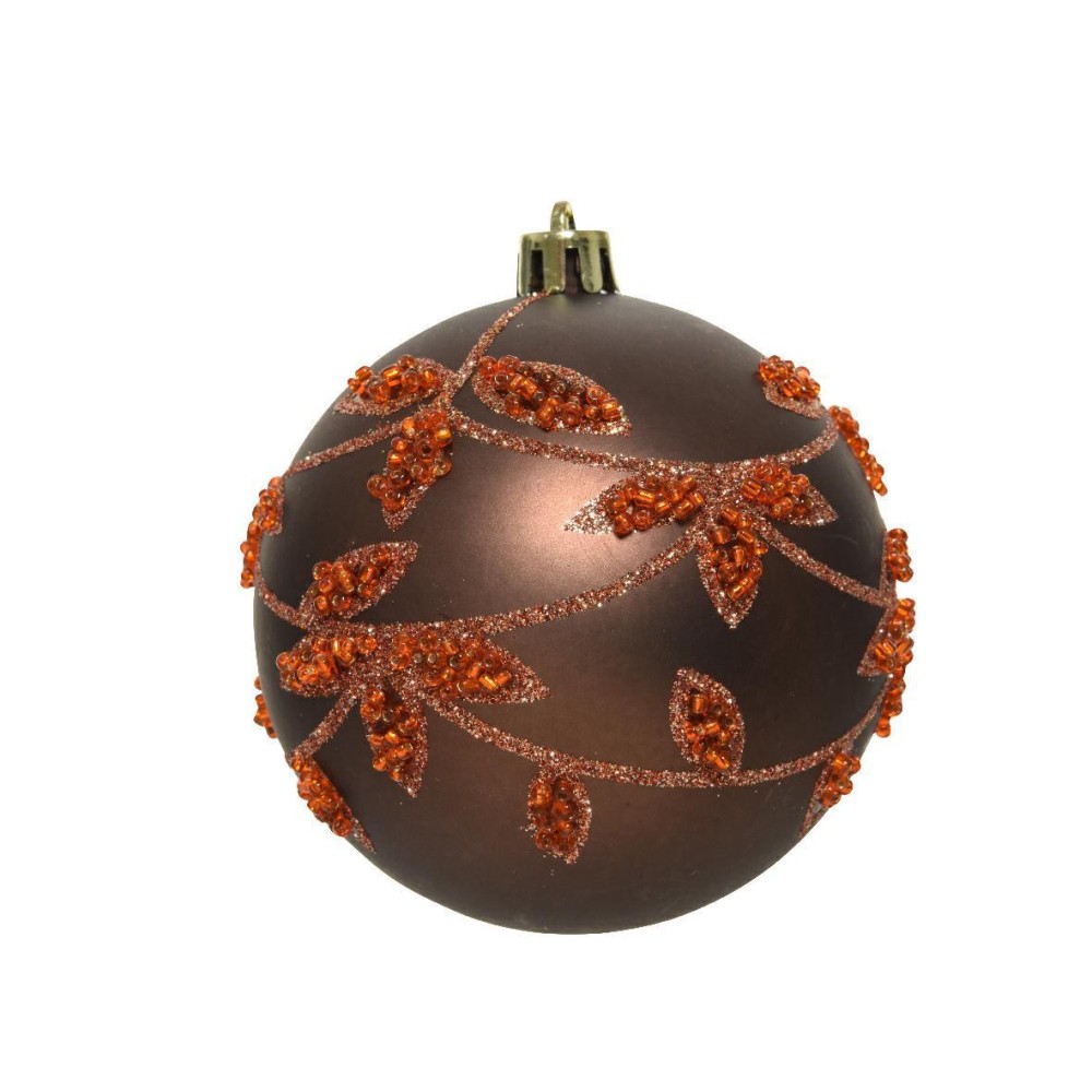 SFERA DARK BROWN D8 CON FIORI